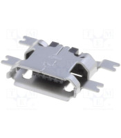 TSMTEH1 MICRO USB ΠΛΑΚΕΤΑΣ SMD ADAM TECHCONNECTORS