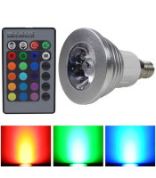 E14 RGB LED Colour Changing Light Bulb with Remote Control