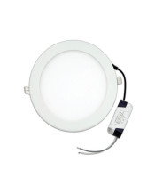 18W Round LED Panel Light - White