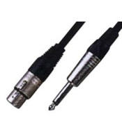 SOUND CABLE 6.3mm MONO MALE TO CANON 3P FEMALE NEUTRIK