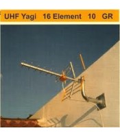 ΑΤΟΜΙΚΗ ΚΕΡΑΙΑ UHF Yagi 16 Element 0300 mini