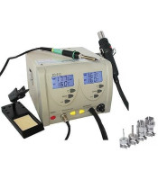 Digital soldering and hot-air station ZD912