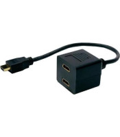 HDMI мъжки към 2 HDMI женски сплитер кабел