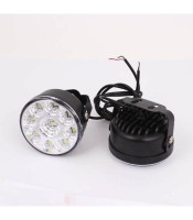 Кръгли дневни DRL LED светлни Cigo с 9 SMD диода, 2 броя