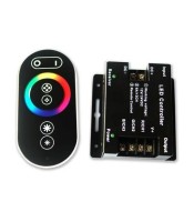 DC 12-24V PWM Wireless RGB LED Controller with Touch Remote Dimmer