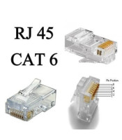 TELEPHONE PLUG 8P8C CAT6 YH8-8602