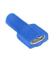 COATED SLIDE CABLE LUG FEMALE BLUE F2-6.4VF/8