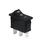 MEDIUM ROCKER SWITCH 3P W/O LAMP ON-OFF-ON 16A/250V