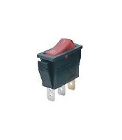 MEDIUM SIZE ROCKER SWITCH 3P WITH INDICATOR LIGHT ON-OFF