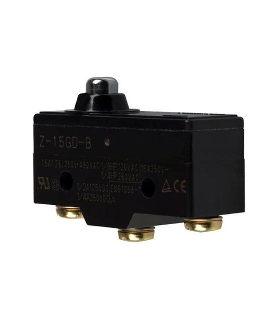 Z-15GD-B | Microswitch SNAP ACTION with pin SPDT 15A/250VAC 6A/30VDC