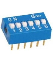 DIP SWITCHES 6 POSITION EDG SERIES