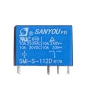 SMI-S-112D ΜΙΝΙ ΡΕΛΕ ΠΛΑΚΕΤΑΣ 12VDC 1 ΕΠΑΦΗΣ 2 ΘΕΣΕΩΝ 250V 10AΡΕΛΕ