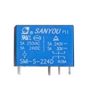 MINI RELAY 2P 24V DC 5A SMI-S-224D