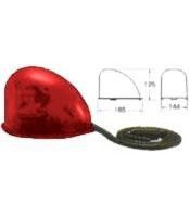 MAGNETIC BASE WARNING LIGHT 12V RED