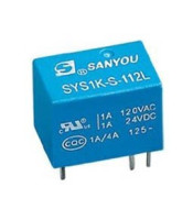 SYS1K-S-112D ΜΙΝΙ ΡΕΛΕ ΠΛΑΚΕΤΑΣ 12VDC 1 ΕΠΑΦΩΝ 2 ΘΕΣΕΩΝ 250V 1AΡΕΛΕ