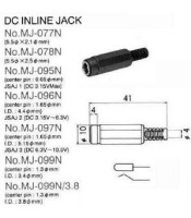 MJ-099N ΒΥΣΜΑ ΤΡΟΦΟΔΟΣΙΑΣ ΘΗΛΥΚΟ ΚΑΛΩΔΙΟΥ 3,4*1,4mmCONNECTORS