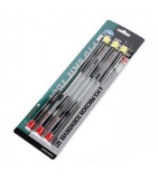 SET OF PRECISION ELECTRONIC SCREWDRIVERS 6ct. 8PK-509