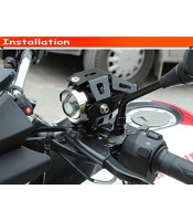 Motorcycle Headlight U5 LED Spotlights Auxiliary Lightings Motorbike Lamps Fog light Universal DC 12V-85V