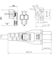 CABLE712 ΚΑΛΩΔΙΟ ΤΡΟΦΟΔΟΣΙΑΣ LAPTOP COMPAQΤΡΟΦΟΔΟΣΙΑΣ - ΡΕΥΜΑΤΟΣ