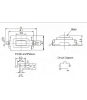 TACT SWITCH SMD 6X3.5 Υ2.50mm