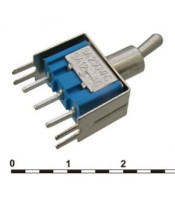 TOGGLE SWITCH MINI SINGLE POLE 3P ON-ON 3A/250V PCB