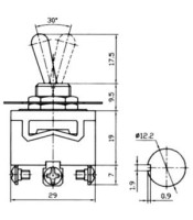 KN3C-102  (3P) ΔΙΑΚΟΠΤΕΣ ΜΟΧΛΟΥ ON-ON 3PIN 10AMPERΔΙΑΚΟΠΤΕΣ