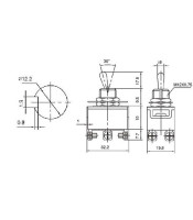 KN3C-202 A (6PIN) ΔΙΑΚΟΠΤΕΣ ΜΟΧΛΟΥ ON-ON 6PIN 10AMPERΔΙΑΚΟΠΤΕΣ