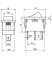 Превключвател MRS-103A C6 6A 250V