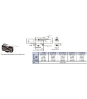 Микропревключвател с лост, SPDT, 20A/250VAC, 49.2x17.45x24.2mm, ON-(ON)