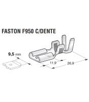 13.01.420 ΓΥΜΝΟΣ ΑΚΡΟΔΕΚΤΗΣ FASTON 9,5mm ΓΙΑ ΑΓΩΓΟΥΣ 4mmΑΚΡΟΔΕΚΤΕΣ