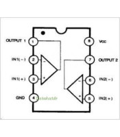 LM 393N IC ΟΛΟΚΛΗΡΩΜΕΝΟ ΚΥΚΛΩΜΑ LM393NΗΜΙΑΓΩΓΟΙ - IC