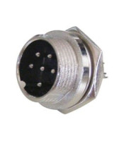 LZ-310-6p CB CONNECTOR ΓΙΑ ΣΑΣΙ MALE 6 PINS, MIC336CONNECTOR ΗΧΟΥ