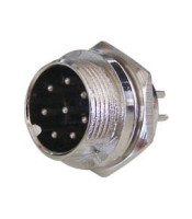 LZ-314-8p CB CONNECTOR ΓΙΑ ΣΑΣΙ MALE 8 PINS, MIC338CONNECTOR ΗΧΟΥ