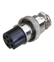 LZ-309-6p ΜΙΚΡΟΦΩΝΟΥ, CB CONNECTOR FEMALE 6 PINS, M16/IP40CONNECTOR ΗΧΟΥ