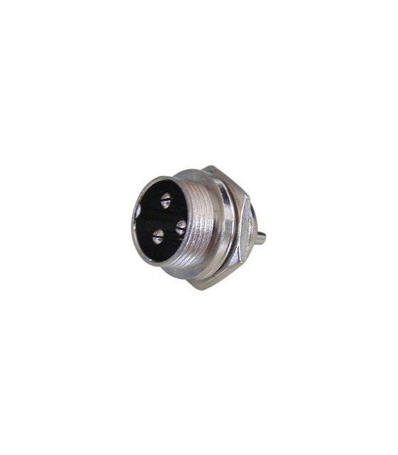 LZ-304-3p CB CONNECTOR ΓΙΑ ΣΑΣΙ MALE 3 PINS, M16/IP40CONNECTOR ΗΧΟΥ