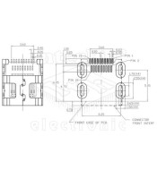 206H-SDAN-R01 MICRO HDMI ΠΛΑΚΕΤΑΣ SMDCONNECTORS