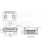 206G-SGAN-R01 MINI HDMI ΠΛΑΚΕΤΑΣ SMDCONNECTORS