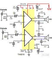 TA 8210AH ΟΛΟΚΛΗΡΩΜΕΝΟ ΚΥΚΛΩΜΑ TA8210AHΗΜΙΑΓΩΓΟΙ - IC