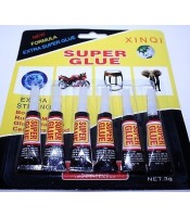 5 ΤΕΜΑΧΙΑ ΚΥΑΝΟΑΚΡΙΛΙΚΗ ΚΟΛΛΑ ΣΤΙΓΜΗΣ SUPER GLUE 3GR