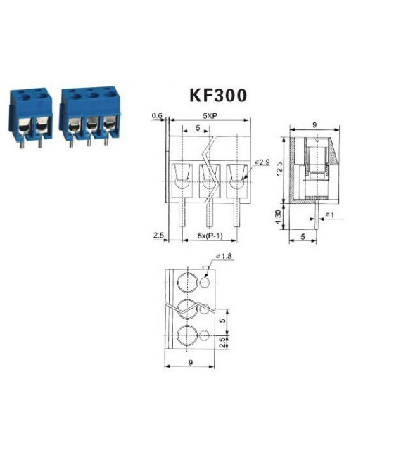 ΚΛΕΜΕΣ ΠΛΑΚΕΤΑΣ 12.6mm 3p