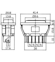 SWITCH STEERING WINDOW CARS' ASW-02