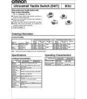 B3U-3000PM TACT SWITCH SMD 2.5X3 mm ΠΛΑΓΙΟΔΙΑΚΟΠΤΕΣ