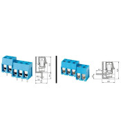 300-022 ΚΛΕΜΕΣ ΠΛΑΚΕΤΑΣ 12.6mm 2p ΜΕ ΚΕΝΟCONNECTORS