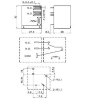 SLC-S-112D ΡΕΛΕ ΚΛΙΜΑΤΙΣΤΙΚΩΝ 30/120Α NORMALY OPEN &CLOSEΡΕΛΕ