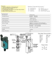 Краен изключвател TZ-8108, DPST-NO+NC, 5A/250VAC, регулируема ролка