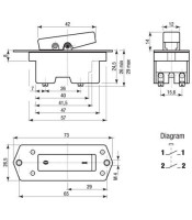 A422N3 ΔΙΑΚΟΠΤΗΣ ΕΡΓΑΛΕΙΩΝ ΑΠΛΟΣ 250V 2P 10Α Α422N3ΔΙΑΚΟΠΤΕΣ