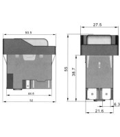 ELECTROMAGNETIC SWITCH 8A X/RΕΜ KJD16-1