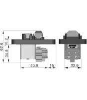 ELECTROMAGNETIC SWITCH 0-1 16A KJD12