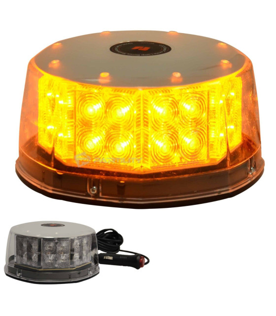 32 LED Amber Car Auto flash Beacon Lights Yellow LED Emergency Hazard Warning Strobe Light with Magnetic Base