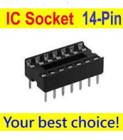 IC14PIN ΒΑΣΗ ΟΛΟΚΛΗΡΩΜΕΝΩΝ ΑΠΛΗ 14p 7,62mmΗΜΙΑΓΩΓΟΙ - IC